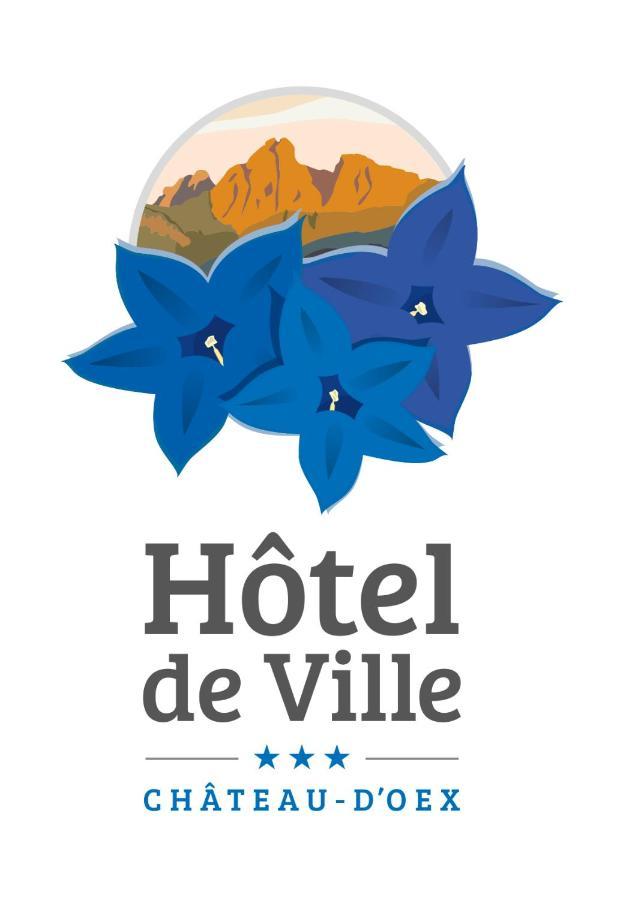 Hotel De Ville Chateau-d'Oex Zewnętrze zdjęcie